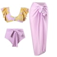 thumbnail image 1 of Maillot de Bain une Pièce pour Femmes avec Jupe Bikini Maxi, Ensemble Tankini à Imprimé Floral, 1 of 8