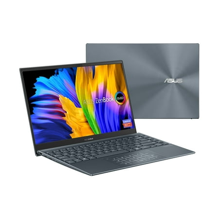 ASUS ZenBook 13 Ultra-Slim Laptop, 13.3" OLED FHD NanoEdge Bezel Display, Intel Core i5-1135G7, 8GB LPDDR4X RAM, 256GB SSD, NumberPad, Thunderbolt 4, Wi-Fi 6, Windows 10 Home,Black, UX325EA-DS51