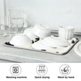 thumbnail image 7 of Black Cow Spots Dish Drying Mat for Kitchen Counter 18x24 In Absorbent Microfiber Reversible Mats Dish Drainer Protector Rack Pad for Coffee Bar Table, 7 of 7
