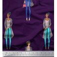 thumbnail image 1 of Soimoi Rayon Fabric Women Group Decor Fabric Printed Yard 56 Inch Wide, 1 of 3