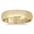 thumbnail image 1 of SZUL Women's 4mm Domed Comfort Fit Wedding Band in 14K Yellow Gold, 1 of 4