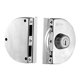 thumbnail image 4 of Cerradura de puerta de vidrio con doble perno para puertas de 10 a 12 mm de espesor, resistente, de acero inoxidable, profesional, color plateado, con, 4 of 9