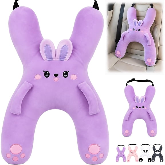 Car Travel Pillow, H Shaped Seat Pillow for Sleeping