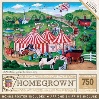 MasterPieces Puzzle 750 Pezzi: Three Beauties - Auto D'Epoca Su Tela 45,7x61cm - 2