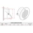 thumbnail image 4 of FAMCO Round Plastic Soffit/Under Eave Vent (4 in.) (White), 4 of 4