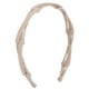 thumbnail image 2 of Diadema plegable compacta, diadema con bolsillo retráctil, aros para el pelo, tocado para niñas, color caqui, 2 of 5