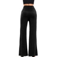 thumbnail image 4 of pbnbp Women's High Waisted Pants Stretchy Bootcut Pull On Dressy Pants Flared Casual Blend Athletic Yoga Pants, 4 of 4