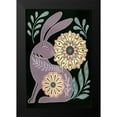 thumbnail image 2 of St. Amant, Yvette 17x24 Black Modern Framed Museum Art Print Titled - Nordic Folk Bunny, 2 of 5