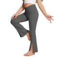 thumbnail image 1 of Pantalones largos para niños, pantalones largos, pantalones acampanados para niños, pantalones de punto acanalado para niñas, pantalones elegantes y cómodos con varios colores, pantalones de poliéster, 1 of 5
