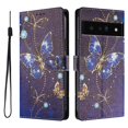thumbnail image 1 of FOXDOCK Funda Tipo Cartera para Google Pixel 6 Pro con Soporte y Correa – Diseño de Patrones Lindos, 1 of 6