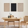 thumbnail image 2 of Large Neutral Minimalist Line Framed Canvas Wall Art Set,Brown Textured Wall Decor,Modern Abstract Boho Art Painting Painting for Living Room,Bedroom,Dining Room,Office -16"x24"x3, 2 of 6