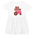 thumbnail image 3 of Inktastic Pink Tractor Big Sister Girls Toddler Dress, 3 of 5