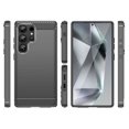 thumbnail image 3 of PANDACO Navy Brushed Metal Case for Samsung Galaxy S25 Ultra, 3 of 3