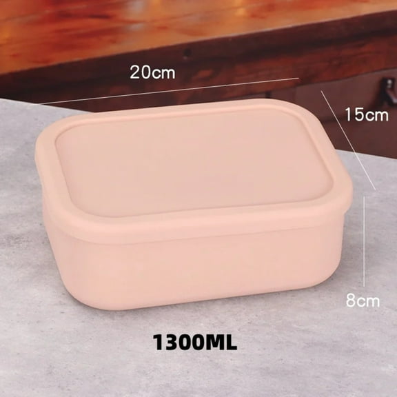 Silicone Bento Boxes Lunch Container, YONGHAO Leak-Proof Lunch Container, BPA-Free, Dishwasher Safe