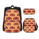 thumbnail image 1 of Disketp Red Cars Mochila Estampada de Gran Capacidad con Lonchera y Estuche, Set de 3 Piezas para Estudiantes, 1 of 7