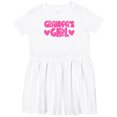 thumbnail image 3 of Inktastic Grandpas Girl Granddaughter Girls Toddler Dress, 3 of 5