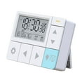 thumbnail image 2 of PEONAVET Multifunctional Clock Multifunction Clock Multifunction Timer Desk Clock Large Display Silent Sleep Electronic Clock Kitchen Cooking Timer Home Gifts, 2 of 8