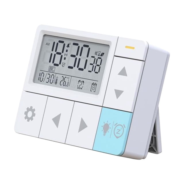 Ohufall Large Display Multifunction Digital Desk Clock Timer Silent Electronic Alarm Clock Home Gifts For Kitchen Bedroom