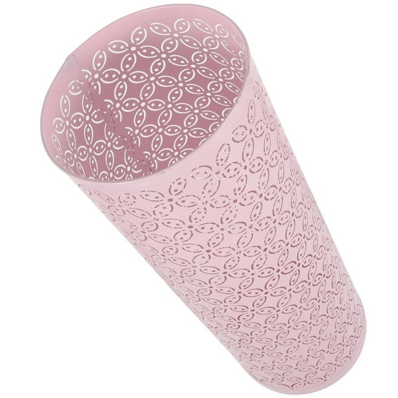 PAMINGONO 1Set Patio Umbrella Holder Pink Iron with Storage and Drying Functions for Home