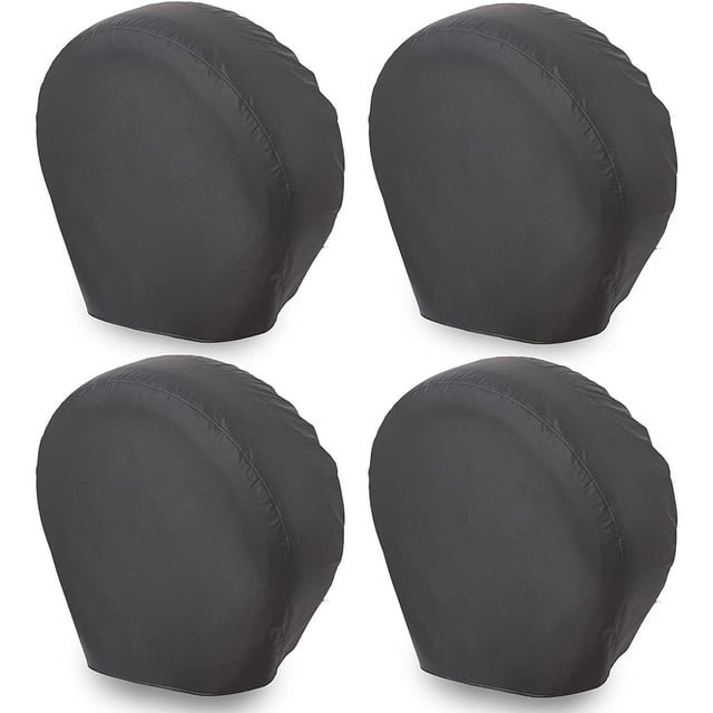 Tire Covers 4 Pack for RV Wheel Covers Waterproof UV Tough Tire Wheel