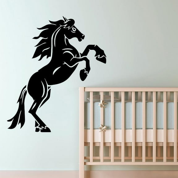Modern Horse Wall Stickers Animal Lover Home Decoration Accessories For Home Decor Removable Decor Wall Decals 30x35cm