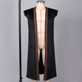 thumbnail image 5 of FASHOFT Adult Renaissance Pirate Halloween Long Embroidered Vest Cosplay Outfit Stage Performance Theme Party Fancy Dress Up Halloween L, 5 of 9