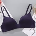 thumbnail image 3 of Sujetador de realce sin aros para mujer, ropa interior Sexy, transpirable, fino, 12 colores, fruncido, 3 of 4