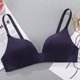 thumbnail image 3 of Sujetador de realce sin aros para mujer, ropa interior Sexy, transpirable, fino, 12 colores, fruncido, 3 of 4