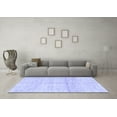 thumbnail image 3 of Ahgly Company Indoor Rectangle Solid Blue Modern Area Rugs, 6' x 9', 3 of 4