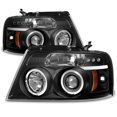 thumbnail image 2 of AKKON - For Ford F150 Pickup Black Bezel Dual LED G2 Projector Headlights Front Lamps + Tail Lamp Set, 2 of 7