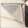 thumbnail image 5 of Well Woven Astrid Geometric Area Rug, 3.92' x 5.25', Dramatic High-Low Pattern, Easily Matchable Color Palette, Wood Floor Safe Backing, 5 of 8