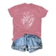 thumbnail image 3 of MKLEKYY Playeras Camiseta Holgada De Manga Corta Con Estampado De Corazón Para Mujer Talla XXL, 3 of 3