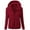 Red, variant on Women Cardigan Hooded Sweater Warm Wool Zipper Outwear Lightweight Cardigans