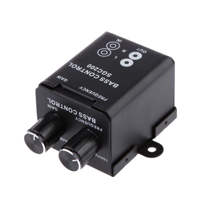 SubGeneric Woofer Bass Remote Control de Perilla Nivel Ecualizador de para Amplificador de sonido Auricular