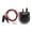 Black, variant on Riousery Solar Cable Gland Entry Housing Weatherproof ABS Solar Double Cable Entry Gland for Roof Panels On RV Boat Camping Vehicle, Black, 6.3 in / 16 cm