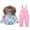 Multicolor, variant on Hellosay Ski Suits Big Kids Boys Girls Waterproof Windproof 2 Piece Snowsuit Jumpsuit and Jacket Snow Suit Winter Outdoor Overalls 1-6T