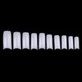 thumbnail image 4 of Vonky 100pcs French Plastic Fake Fingernails Solid Color Full artificial fingernail Half Cover Fake False Nail Art Tips Accessory, 4 of 5