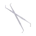thumbnail image 3 of SHISUYAN 2PCS Stainless Steel Toenail Nail Cleaner Double-Side Cuticle Spoon Pusher Toenail Remover Tool, 3 of 8