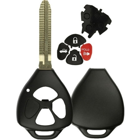 Toyota Matrix Key (KeylessOption Keyless Entry Remote Fob Blank Key Blade Shell Case for Toyota RAV4 Venza Yaris Matrix Vibe)