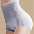 thumbnail image 2 of Puntoco Womens Panties Clearance High Waist Nice Buttocks Peach Buttocks Belly-Up Pants Buttocks Panties Gray 4(L), 2 of 5