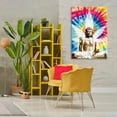 thumbnail image 3 of Stupell Industries Hippie Tie Dye Buddha Novelty & Humor Painting Wrapped Canvas Art Print Wall Art, 30 x 45, 3 of 8