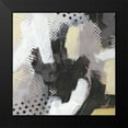 thumbnail image 2 of Vess, June Erica 20x20 Black Modern Framed Museum Art Print Titled - Tonal Gesture III, 2 of 5