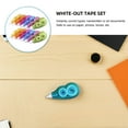 thumbnail image 3 of IFANLANDOR 12Pcs White Correction Tape Assorted Color PET Practical Students, 3 of 8