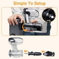 thumbnail image 3 of Gianna Cold Press Juicer, Slow Masticating Juicer Machines with Extra Wide Feed Chute, High Juice Yield and Easy to Clean for Whole Vegetables & Fruits, 3 of 6