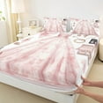 thumbnail image 3 of Manfei Chic Princess Dress Twin Bed Sets,Romantic Valentine'S Day Fitted Sheets,Chic Diamond Perfume Flat Sheet For Girls,Super Cozy Room Decor,3-Piece, 3 of 7