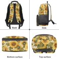 thumbnail image 5 of KUIFORTI Sunflower Capybara Kids Backpack School Bag Durable Polyester Bookbag for Elementary Students with Multi-Pocket Back to School Gifts for Students, 5 of 7