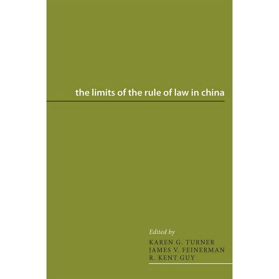 Asian Law The Limits of the Rule of Law in China, (Paperback)