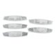 thumbnail image 1 of 5Pcs Placa de Plástico Blanco Reflectante Unique Bargains para Radio de Bicicleta, 1 of 1