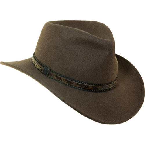 scala crushable wool outback hat