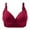 Red, variant on Bra Women Comfort Wireless Support No Underwire Everyday Bralette for Daily Wear Gray 42